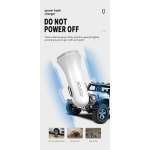 ⁦🚗⚡ شاحن سيارة ASPOR A907 بقوة 38 واط – شحن سريع ومزدوج المنافذ 🔋⁩ - الصورة ⁦5⁩