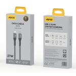 ⁦⚡ كابل بيانات ASPOR AC56 USB-C إلى IPH – أداء سريع وجودة عالية لشحن آمن وفعّال 🔋⁩ - الصورة ⁦3⁩